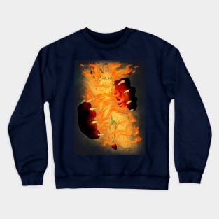 Between Flames and Claws Crewneck Sweatshirt